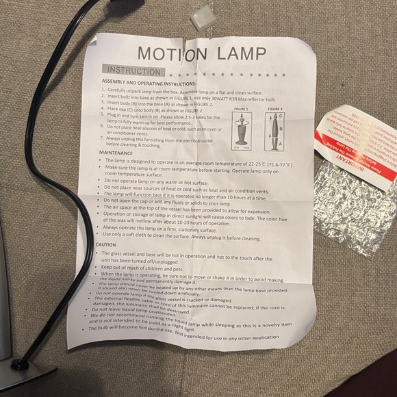 Blue and Silver lava lamp - Picture 8 of 10